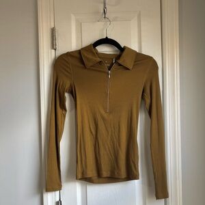 Everlane The Super-Soft Zip Polo